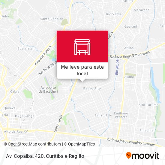 Av. Copaíba, 420 mapa