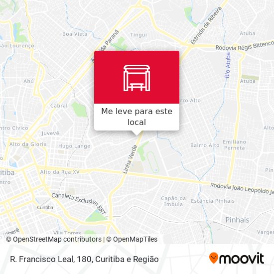 R. Francisco Leal, 180 mapa