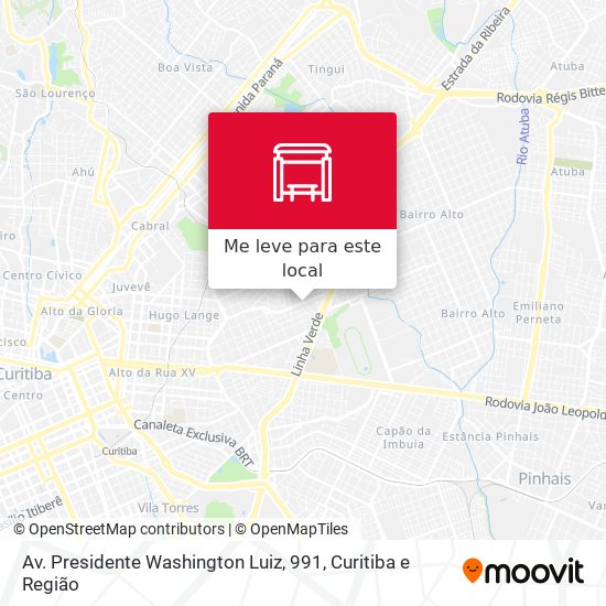 Av. Presidente Washington Luiz, 991 mapa