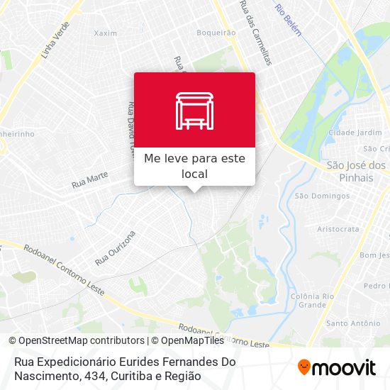 Rua Expedicionário Eurides Fernandes Do Nascimento, 434 mapa