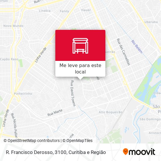 R. Francisco Derosso, 3100 mapa