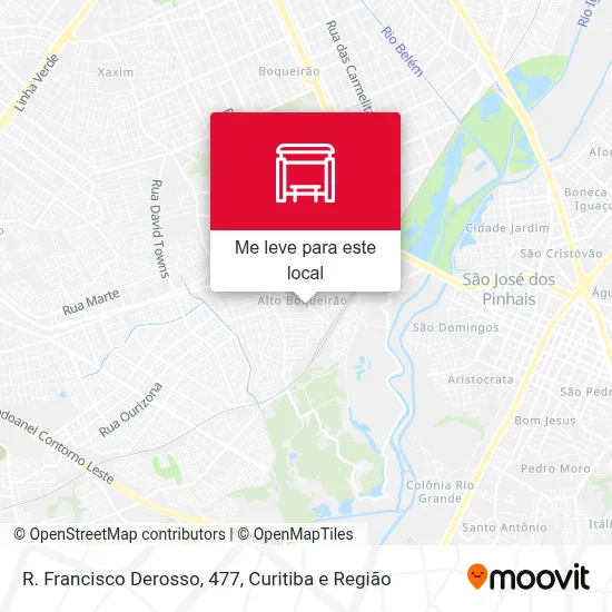 R. Francisco Derosso, 477 mapa