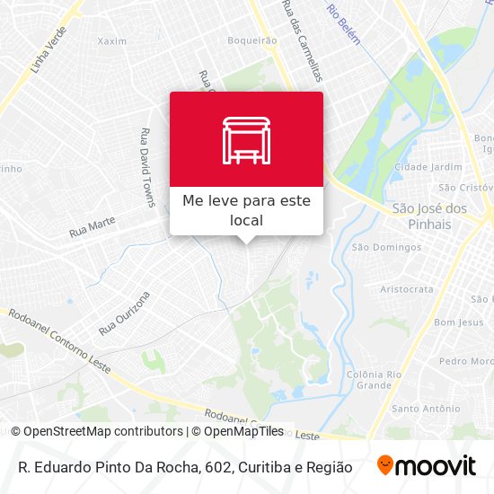 R. Eduardo Pinto Da Rocha, 602 mapa
