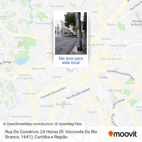 Rua Do Comércio 24 Horas (R. Visconde Do Rio Branco, 1641) mapa