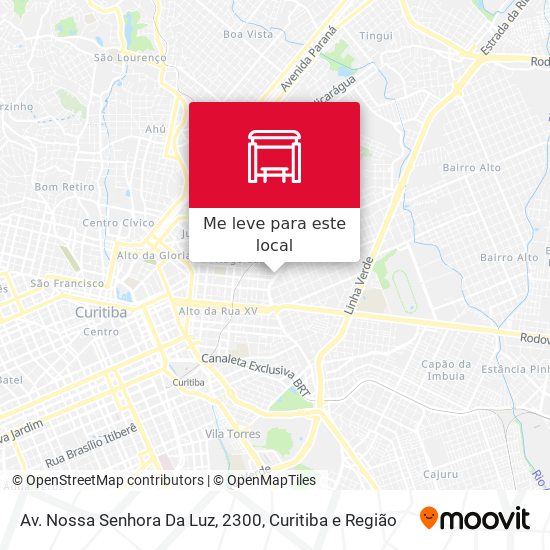 Av. Nossa Senhora Da Luz, 2300 mapa