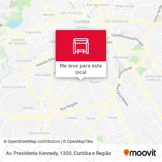 Av. Presidente Kennedy, 1300 mapa