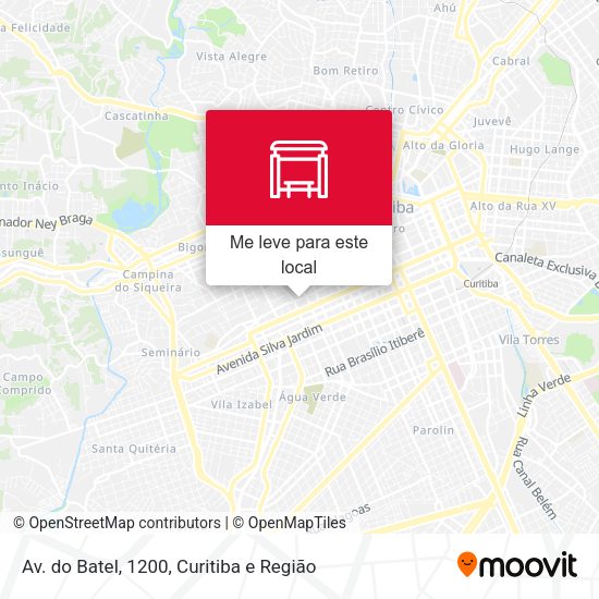 Av. do Batel, 1200 mapa