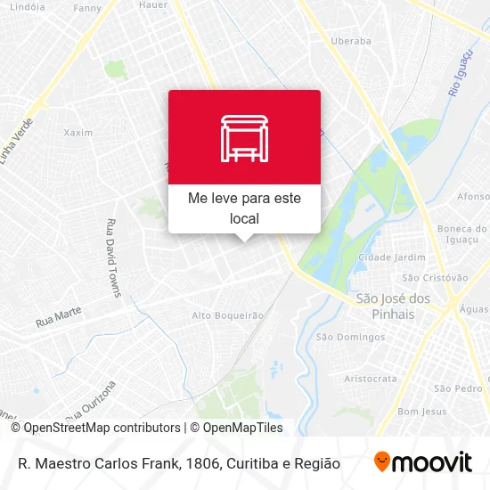 R. Maestro Carlos Frank, 1806 mapa