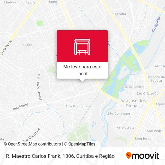 R. Maestro Carlos Frank, 1806 mapa