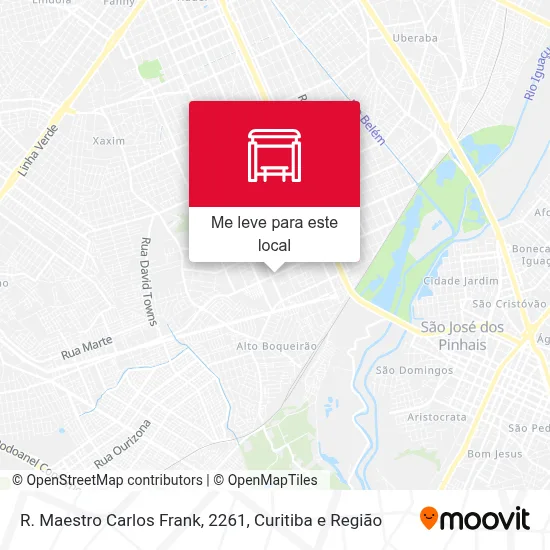 R. Maestro Carlos Frank, 2261 mapa