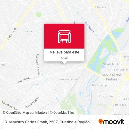 R. Maestro Carlos Frank, 2507 mapa
