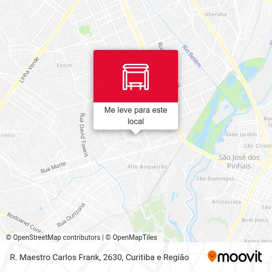 R. Maestro Carlos Frank, 2630 mapa