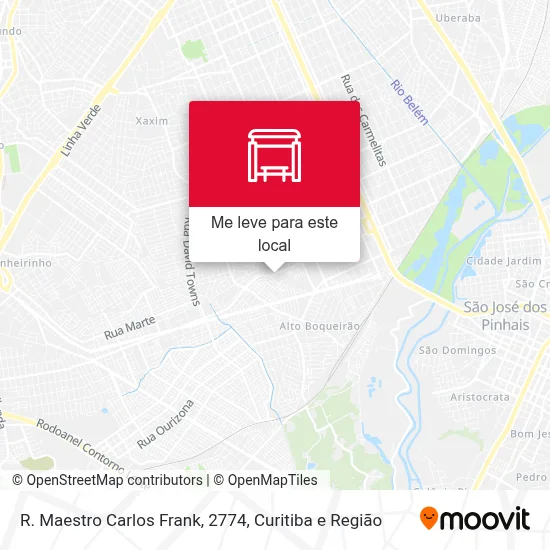 R. Maestro Carlos Frank, 2774 mapa