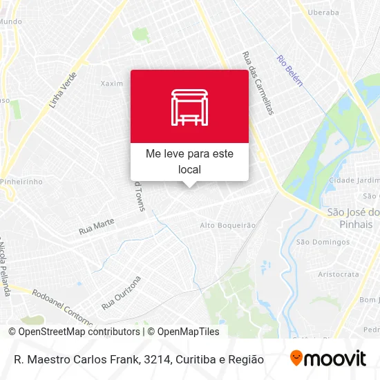 R. Maestro Carlos Frank, 3214 mapa