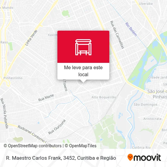 R. Maestro Carlos Frank, 3452 mapa