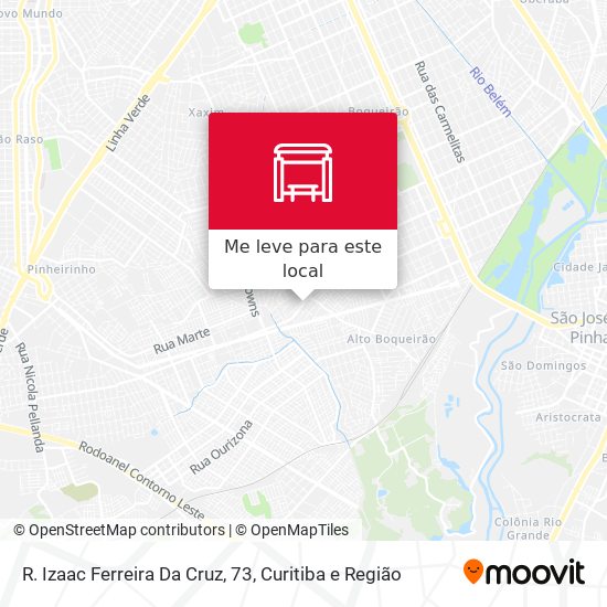 R. Izaac Ferreira Da Cruz, 73 mapa