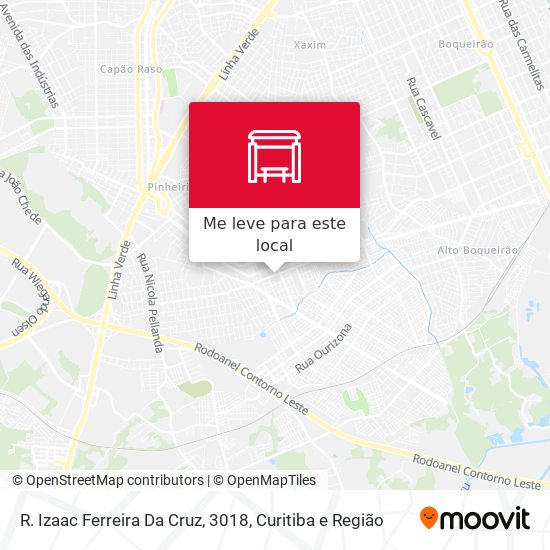R. Izaac Ferreira Da Cruz, 3018 mapa