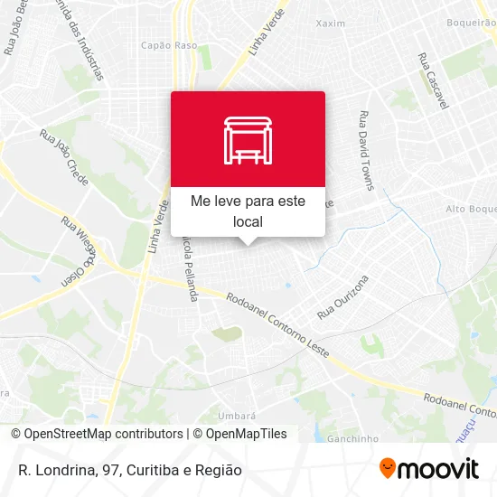 R. Londrina, 97 mapa