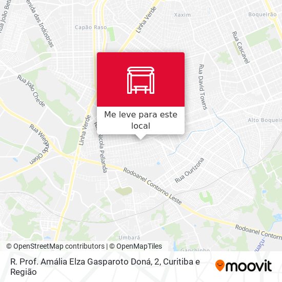 R. Prof. Amália Elza Gasparoto Doná, 2 mapa