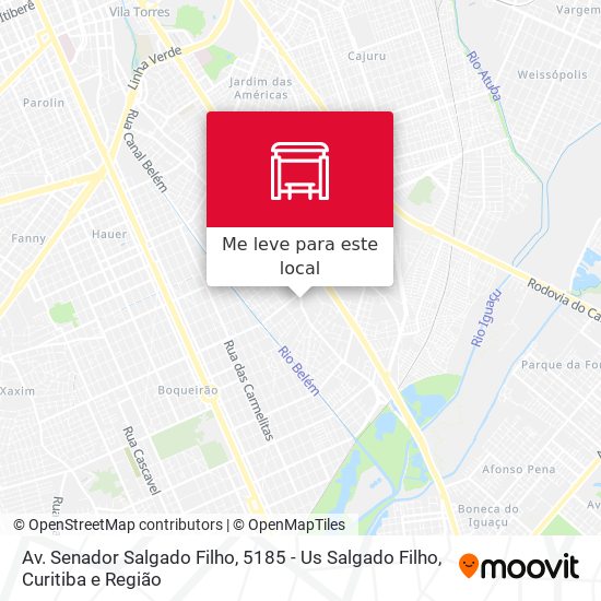 Av. Senador Salgado Filho, 5185 - Us Salgado Filho mapa