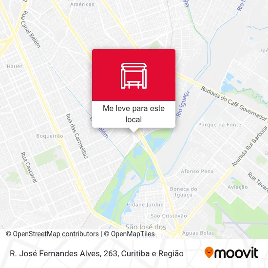 R. José Fernandes Alves, 263 mapa