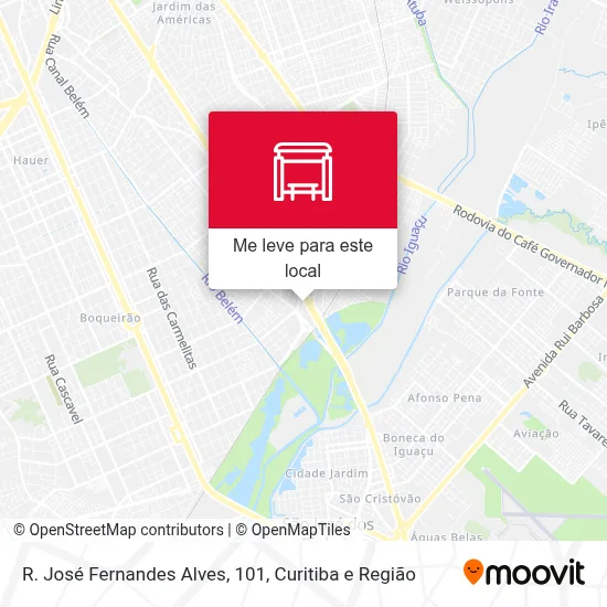 R. José Fernandes Alves, 101 mapa