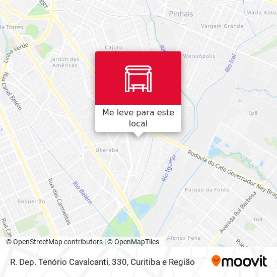 R. Dep. Tenório Cavalcanti, 330 mapa