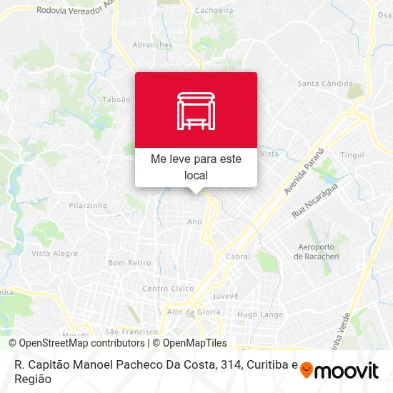 R. Capitão Manoel Pacheco Da Costa, 314 mapa