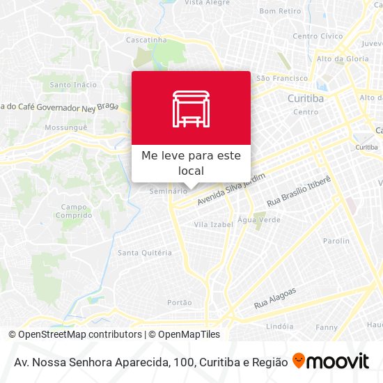 Av. Nossa Senhora Aparecida, 100 mapa