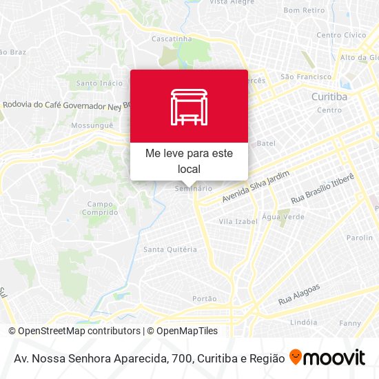 Av. Nossa Senhora Aparecida, 700 mapa