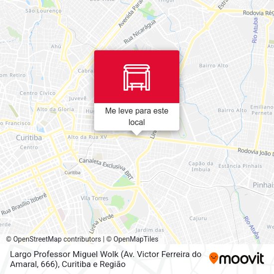 Largo Professor Miguel Wolk (Av. Victor Ferreira do Amaral, 666) mapa