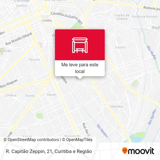 R. Capitão Zeppin, 21 mapa