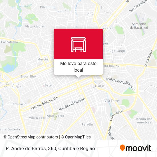 R. André de Barros, 360 mapa