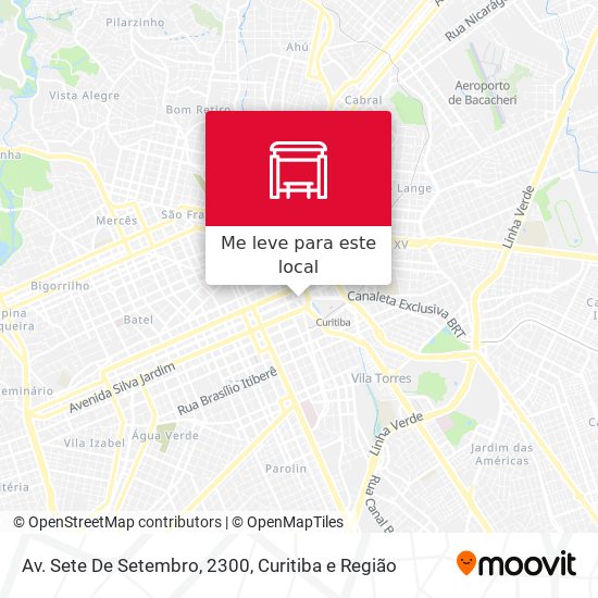 Av. Sete De Setembro, 2300 mapa