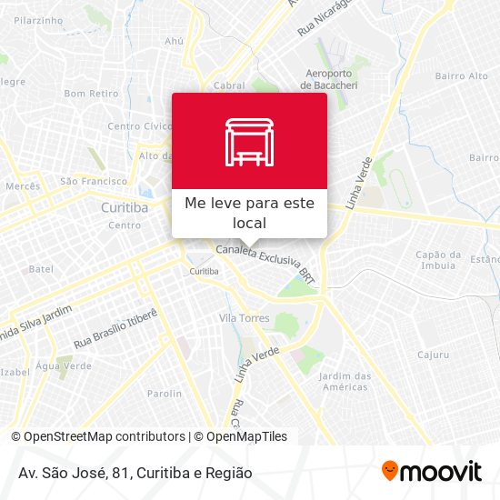 Av. São José, 81 mapa