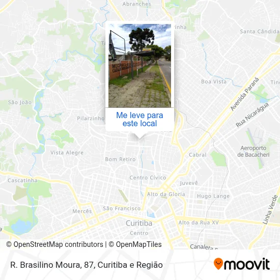 R. Brasilino Moura, 87 mapa