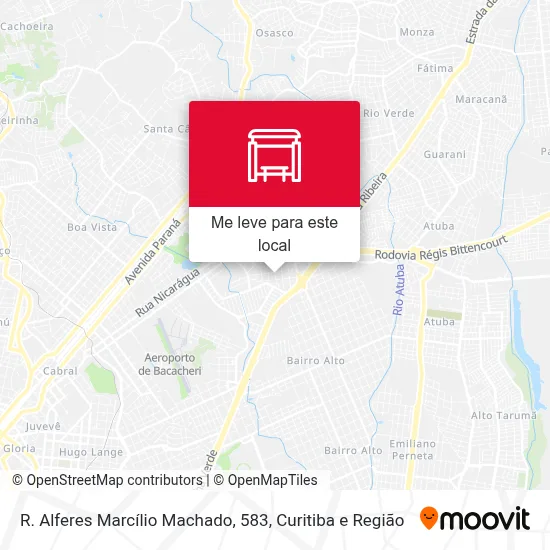 R. Alferes Marcílio Machado, 583 mapa