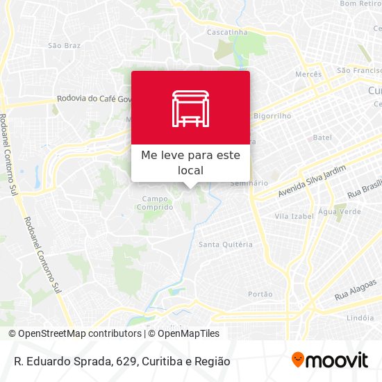 R. Eduardo Sprada, 629 mapa