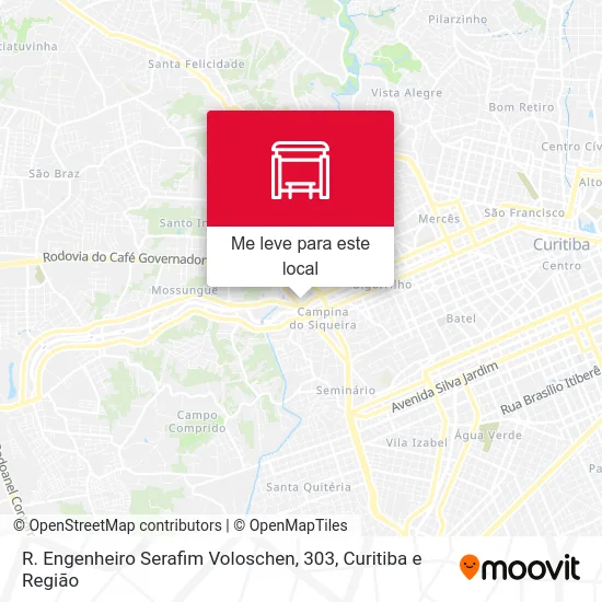 R. Engenheiro Serafim Voloschen, 303 mapa