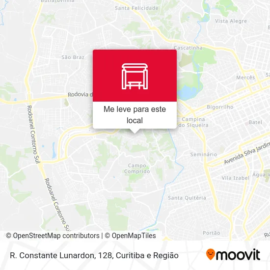 R. Constante Lunardon, 128 mapa