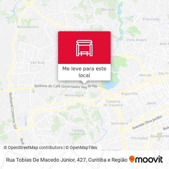 Rua Tobias De Macedo Júnior, 427 mapa