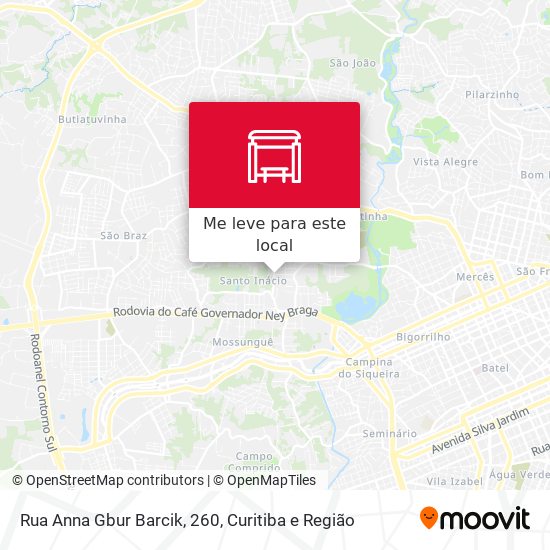 Rua Anna Gbur Barcik, 260 mapa