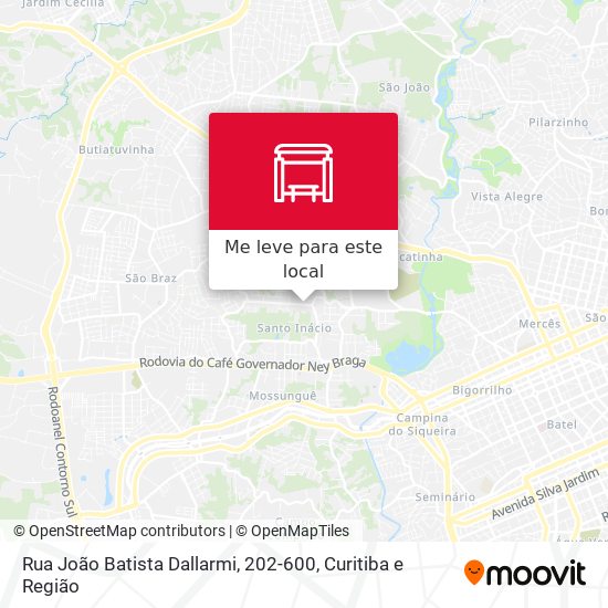 Rua João Batista Dallarmi, 202-600 mapa