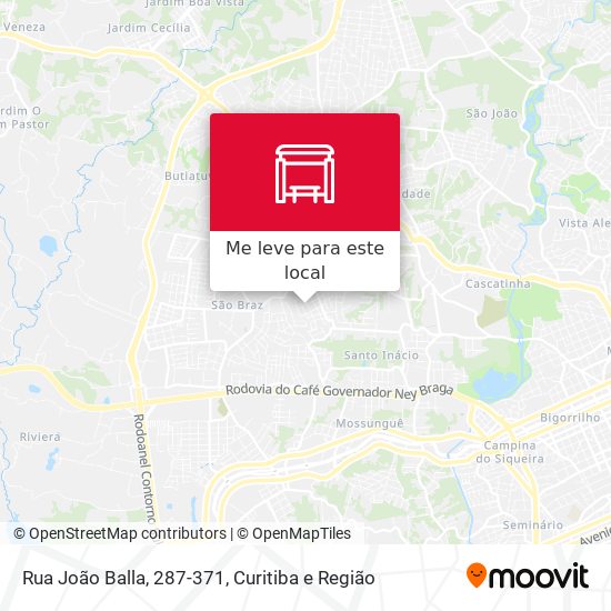 Rua João Balla, 287-371 mapa