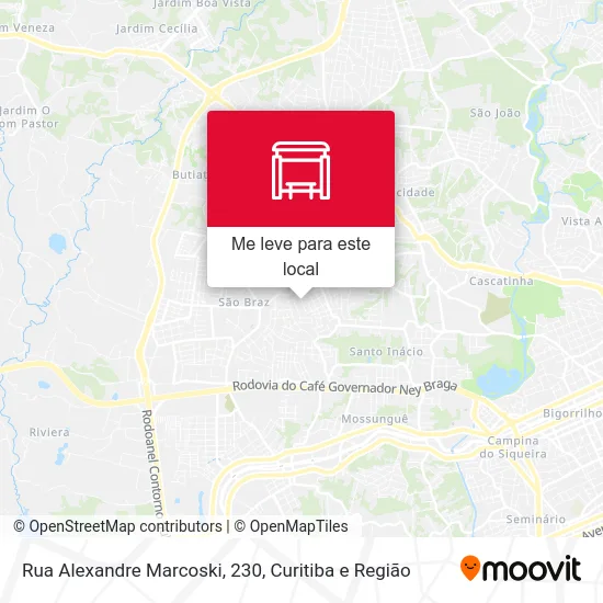 Rua Alexandre Marcoski, 230 mapa