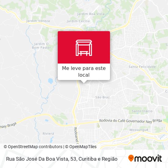 Rua São José Da Boa Vista, 53 mapa