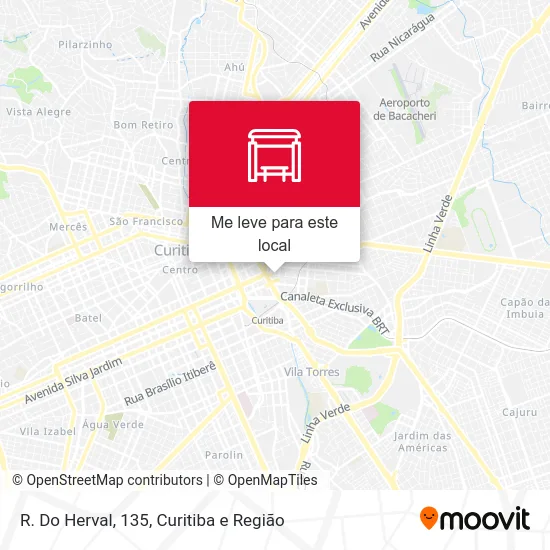 R. Do Herval, 135 mapa