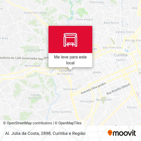 Al. Júlia da Costa, 2898 mapa