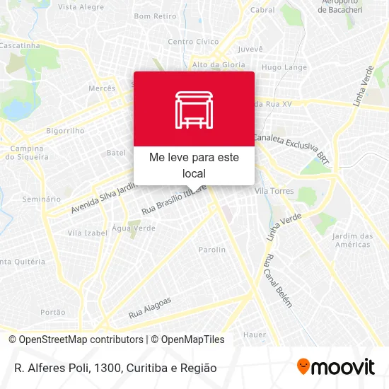 R. Alferes Poli, 1300 mapa