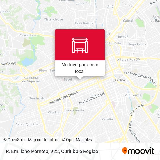 R. Emíliano Perneta, 922 mapa